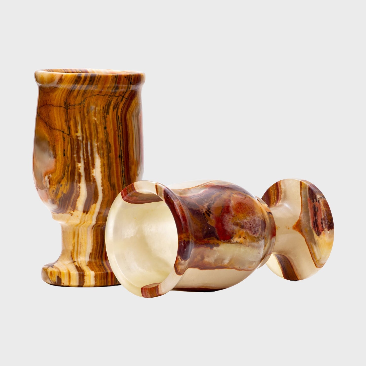 Stone wine-glasses